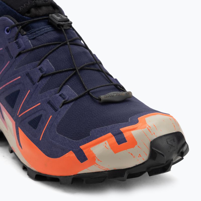 Vyriški bėgimo bateliai Salomon Speedcross 6 GTX maritime blue/black/cherry tomato 7