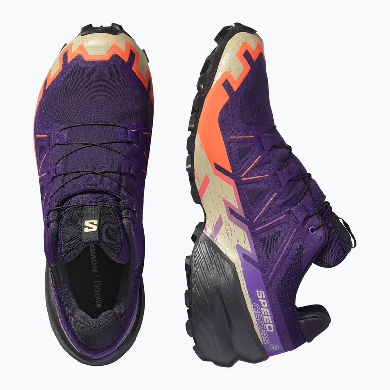 Vyriški bėgimo bateliai Salomon Speedcross 6 GTX maritime blue/black/cherry tomato 6