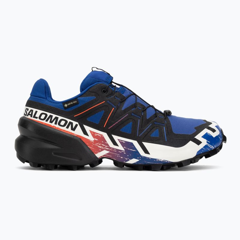 Bėgimo batai Salomon Speedcross 6 GTX surf the web/fiery red/white 2