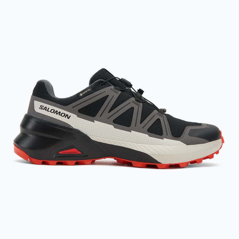 Vyriški bėgimo bateliai Salomon Speedcross Peak GTX black/castlerock/cherry tomato 2