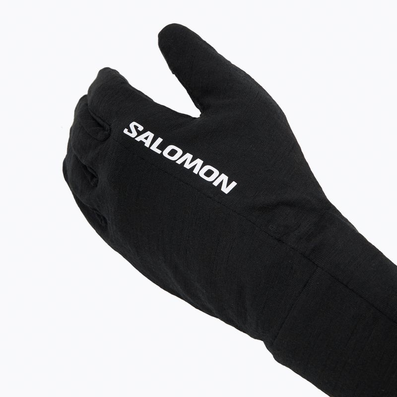 Bėgimo pirštinės Salomon Merino Gloves deep black 4