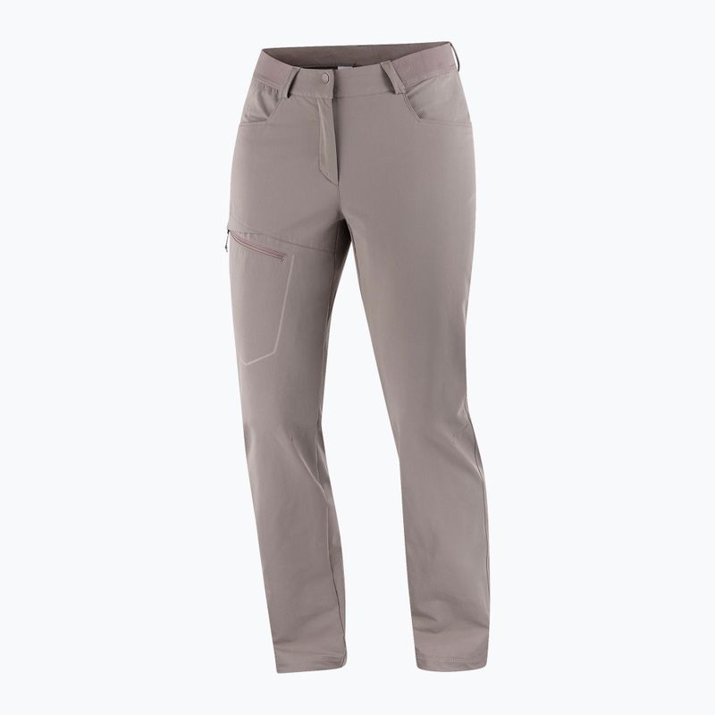Moteriškos žygių kelnės Salomon Wayfarer Warm iron 4