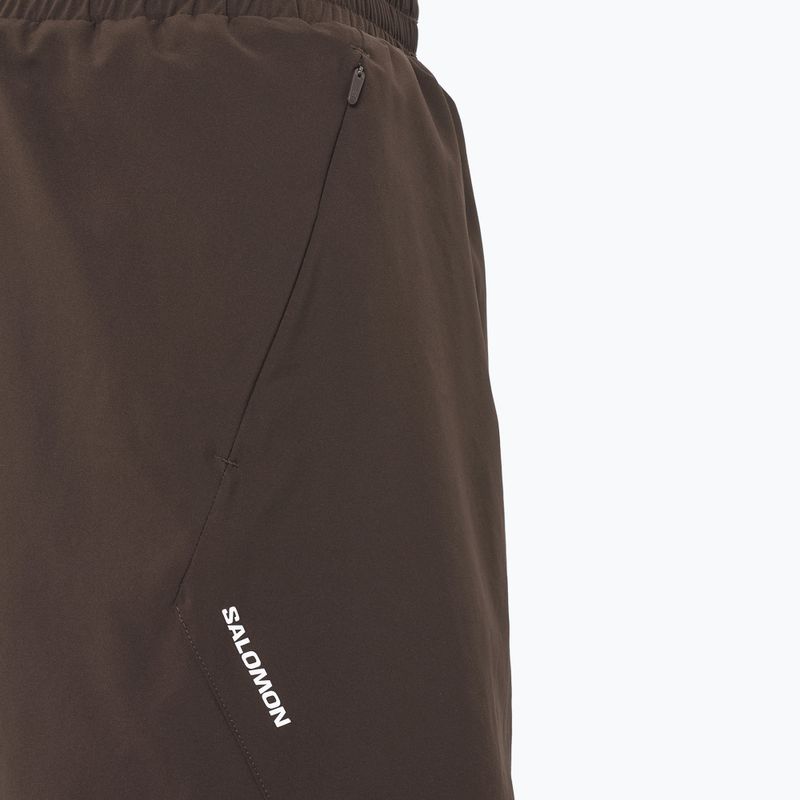 Vyriški bėgimo šortai Salomon Shakeout C 2IN1 7" coffee bean 3