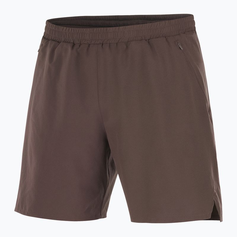 Vyriški bėgimo šortai Salomon Shakeout C 2IN1 7" coffee bean 4