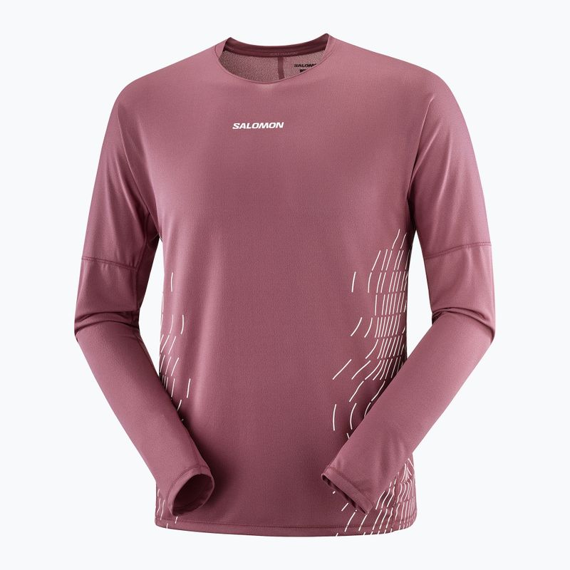 Vyriški bėgimo marškinėliai ilgomis rankovėmis Salomon Sense Aero GFX nocturne 3