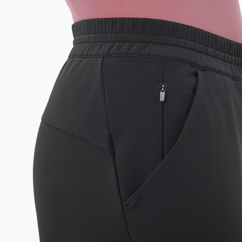 Moteriškos bėgimo kelnės Salomon Shakeout Hexaflow Pants deep black 6