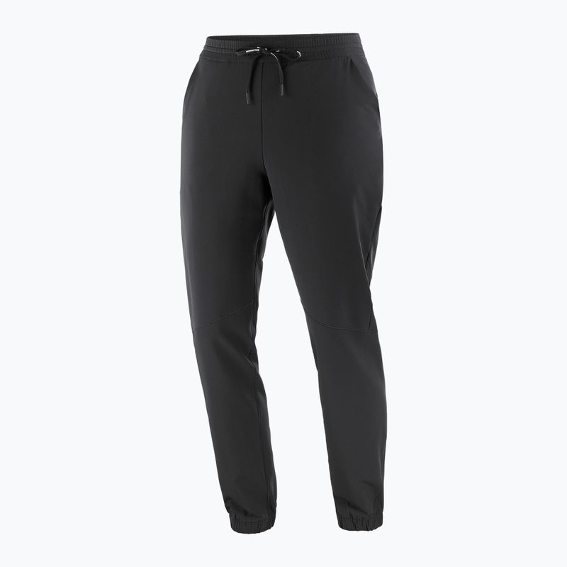 Moteriškos bėgimo kelnės Salomon Shakeout Hexaflow Pants deep black 8