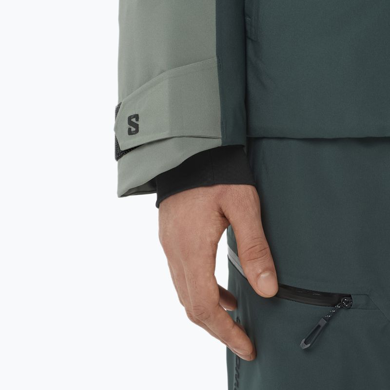 Vyriška slidinėjimo striukė Salomon Brilliant 2.0 sedona sage/green 6