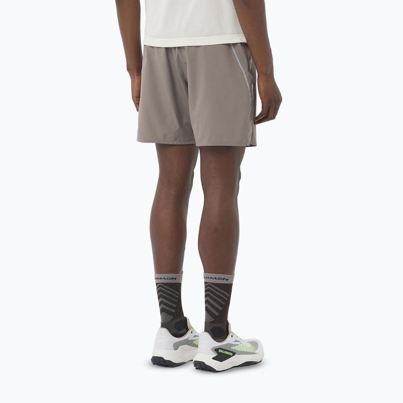 Vyriški bėgimo šortai Salomon Shakeout Stlr 7" iron 2