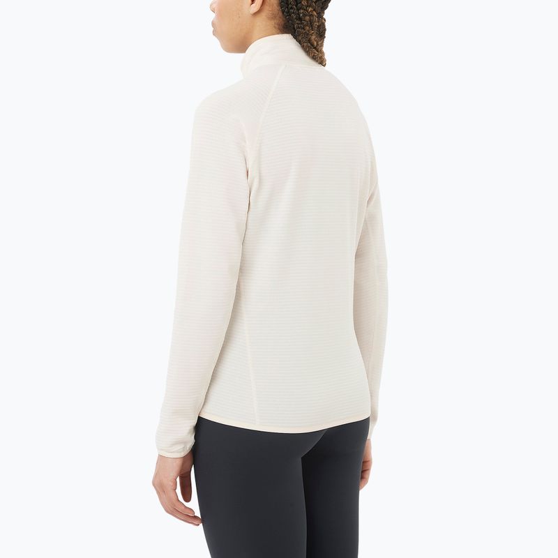 Moteriškas žygio džemperis Salomon Essential Lightwarm Full Zip whisper white 2