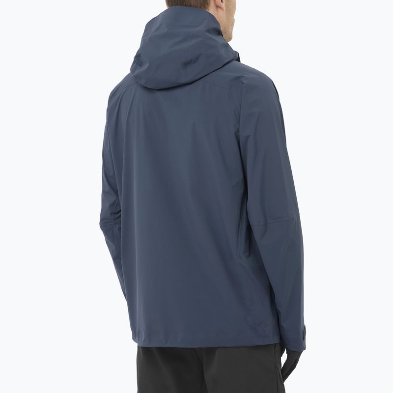 Vyriška softshell striukė Salomon Outherpath Pro 2.5 l blue nights 2