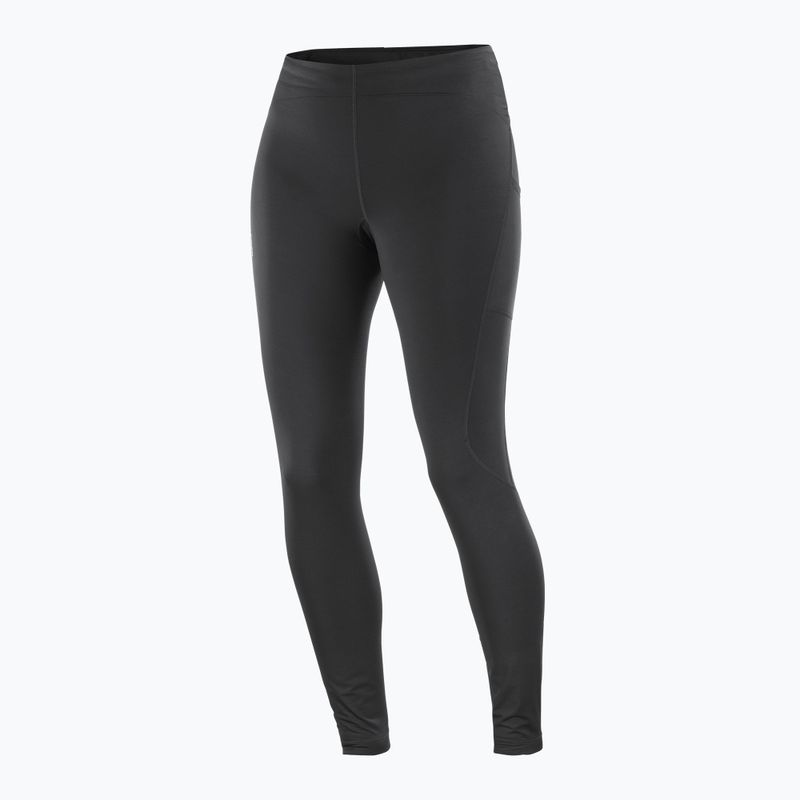 Moteriškos bėgimo tamprės Salomon Shakeout Core Warm gilios juodos spalvos 5