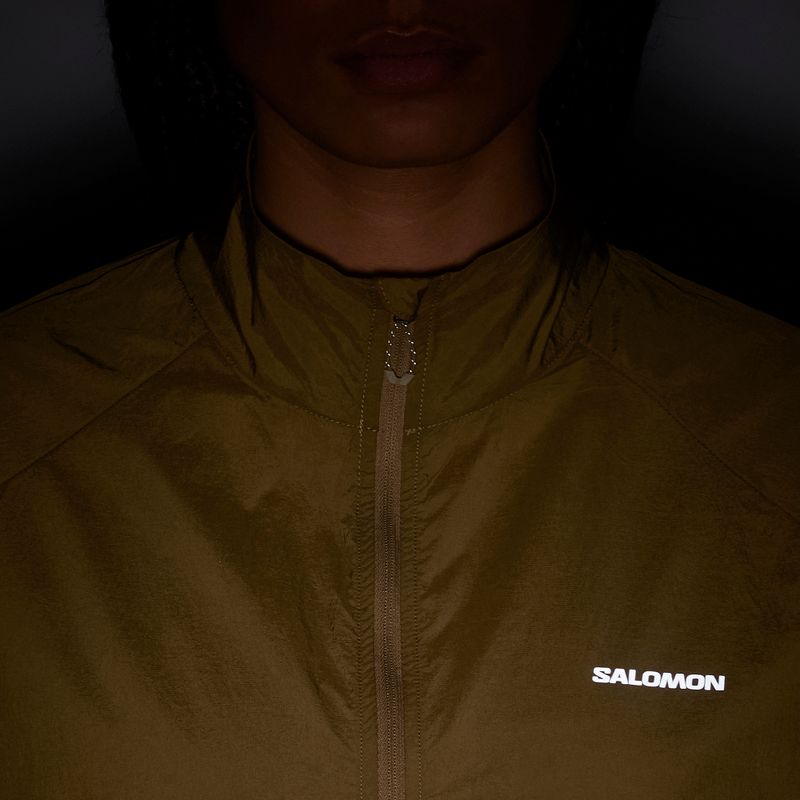 Moteriška bėgimo striukė Salomon Shakeout Fly brilliant olive 6