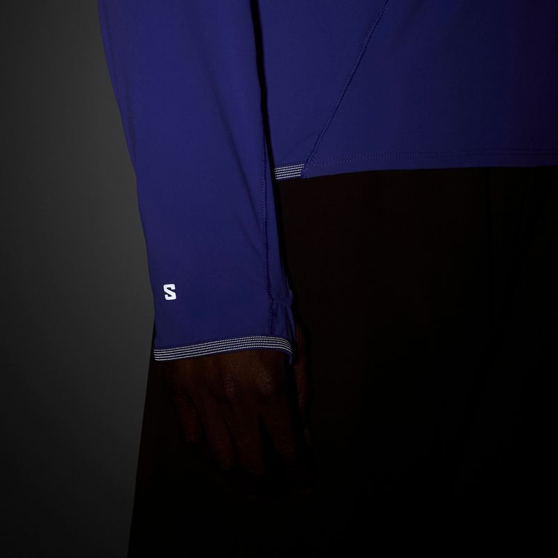 Vyriškas džemperis Salomon Sense Aero Half Zip Hoodie libery 5