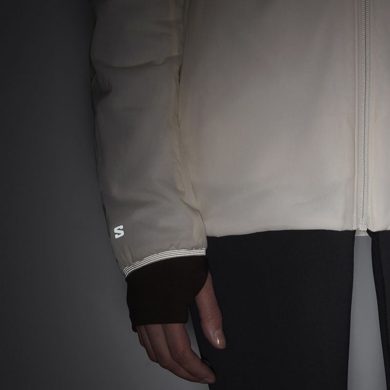 Moteriška hibridinė striukė Salomon Mountain Flex whisper white 5