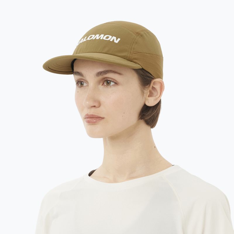 Kepurė su snapeliu Salomon Sense Aero brilliant olive 2