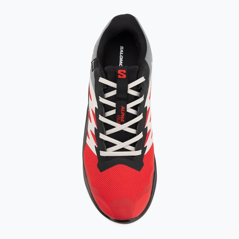 Vyriški bėgimo bateliai Salomon Alphaglide GTX flame scarlet/black/pewter 5