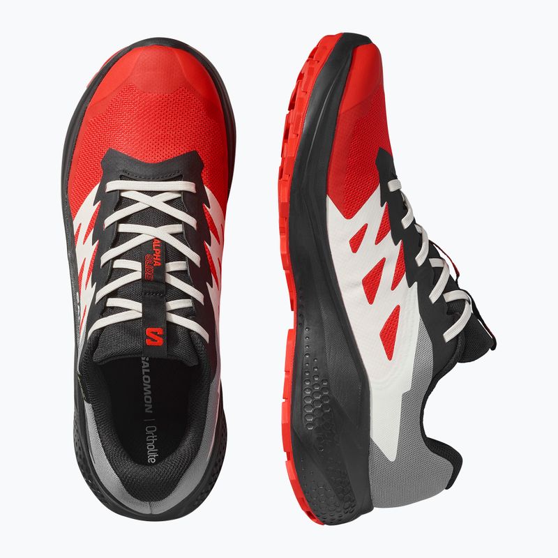 Vyriški bėgimo bateliai Salomon Alphaglide GTX flame scarlet/black/pewter 12