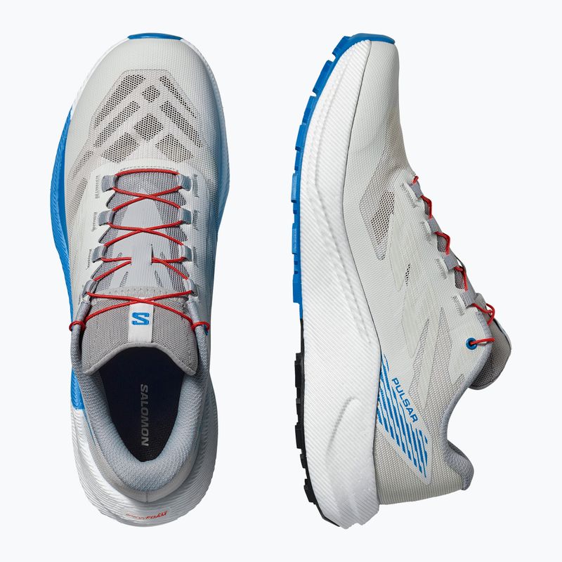 Vyriški bėgimo bateliai Salomon Pulsar lunar rock/white/french blue 8