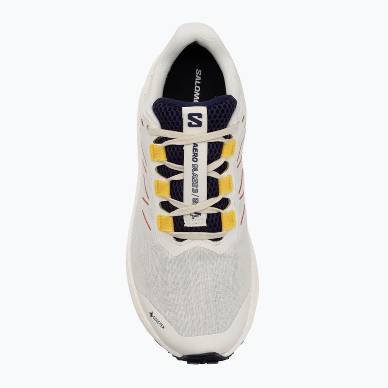 Moteriški bėgimo bateliai Salomon Aero Blaze 3 Gravel GTX vanilla ice/astral aura/lemon 5