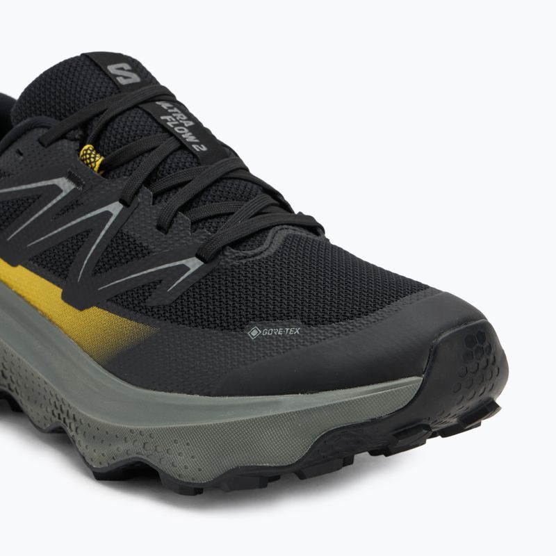Vyriški bėgimo bateliai Salomon Ultra Flow 2 GTX juoda/sedona žolė/incaberry 7