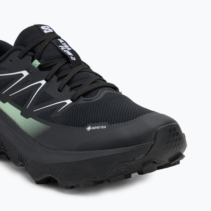 Vyriški bėgimo bateliai Salomon Ultra Flow 2 GTX juoda/juoda/patina žalia 7
