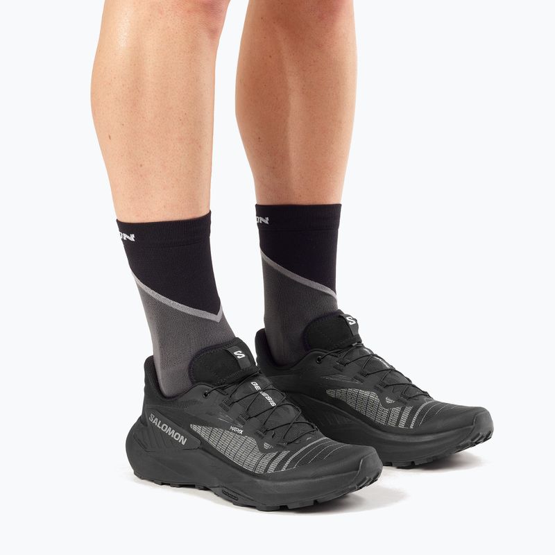 Vyriški bėgimo batai Salomon Genesis black/black/silver 14