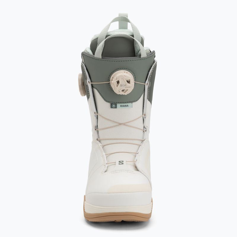Moteriški snieglenčių batai Salomon Kiana Dual Boa W vanilla ice/agave green/clearly aqua 3