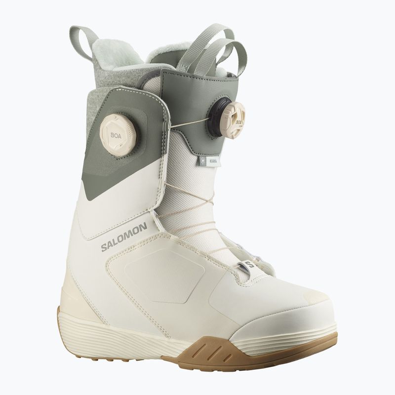 Moteriški snieglenčių batai Salomon Kiana Dual Boa W vanilla ice/agave green/clearly aqua 6