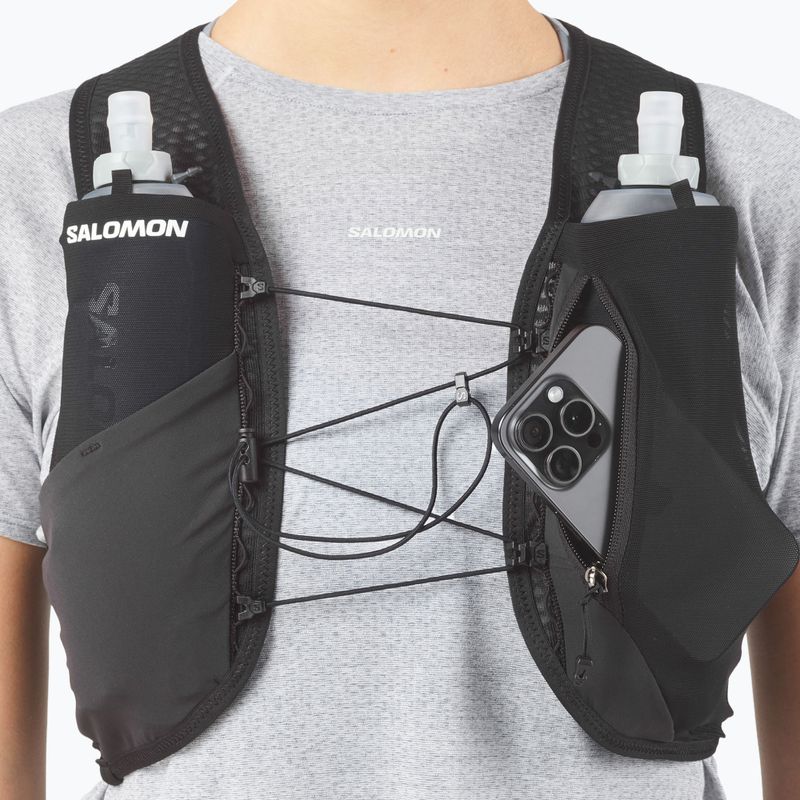 Bėgimo liemenė Salomon GRVL Skin 4 black 6