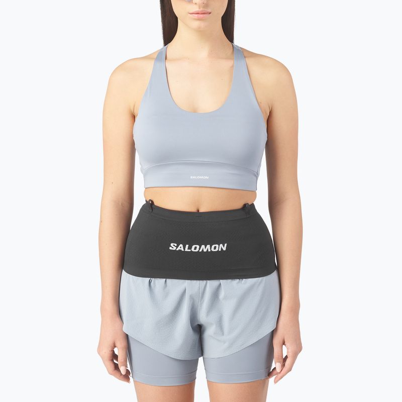 Bėgimo diržas Salomon Advance Skin Seamless black/white 4