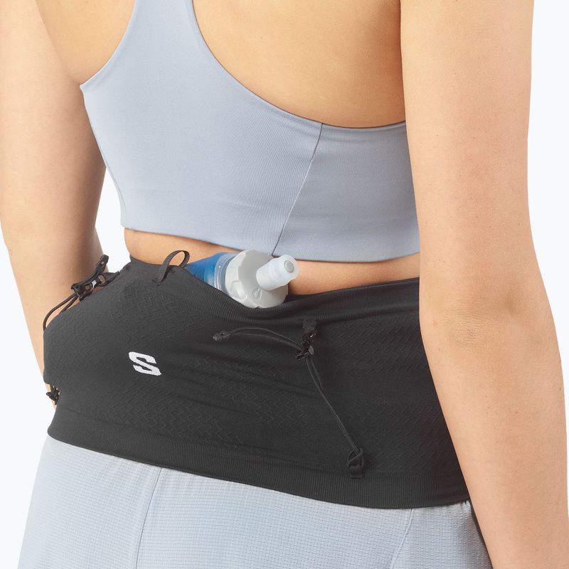 Bėgimo diržas Salomon ADV SKIN Seamless juoda/balta 7