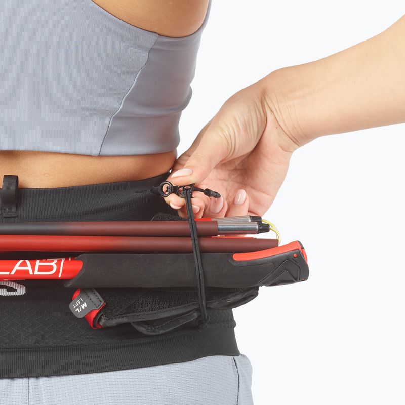 Bėgimo diržas Salomon ADV SKIN Seamless juoda/balta 8