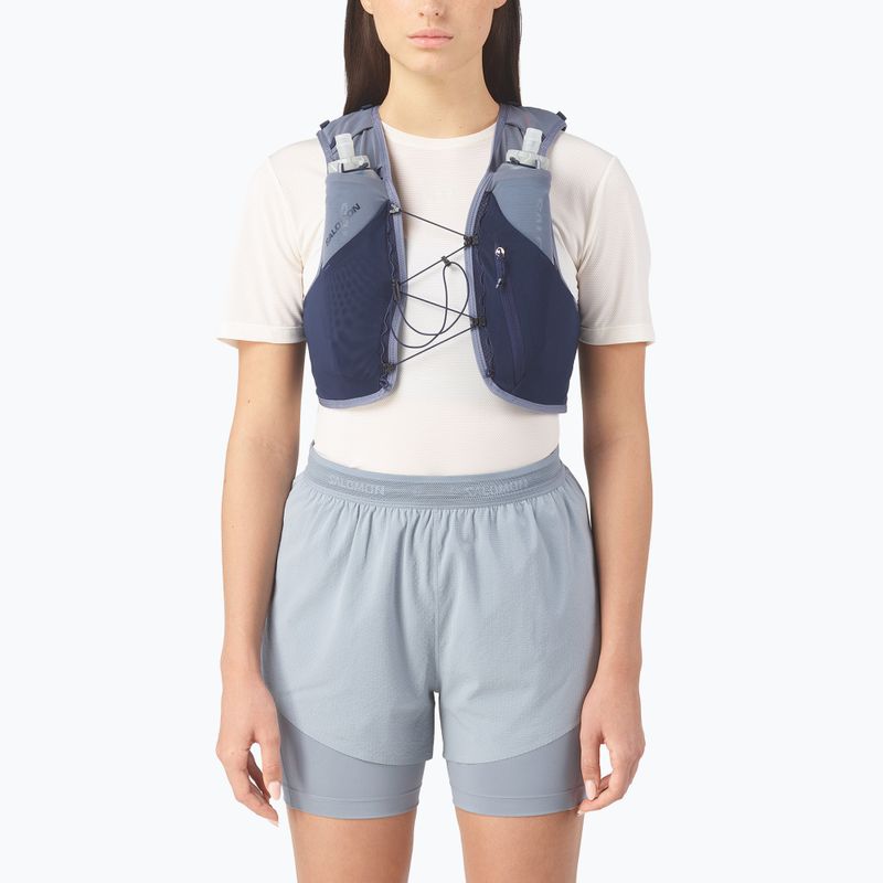 Bėgimo liemenė Salomon Advance Skin 5 Gradient Set maritime blue/gray 3