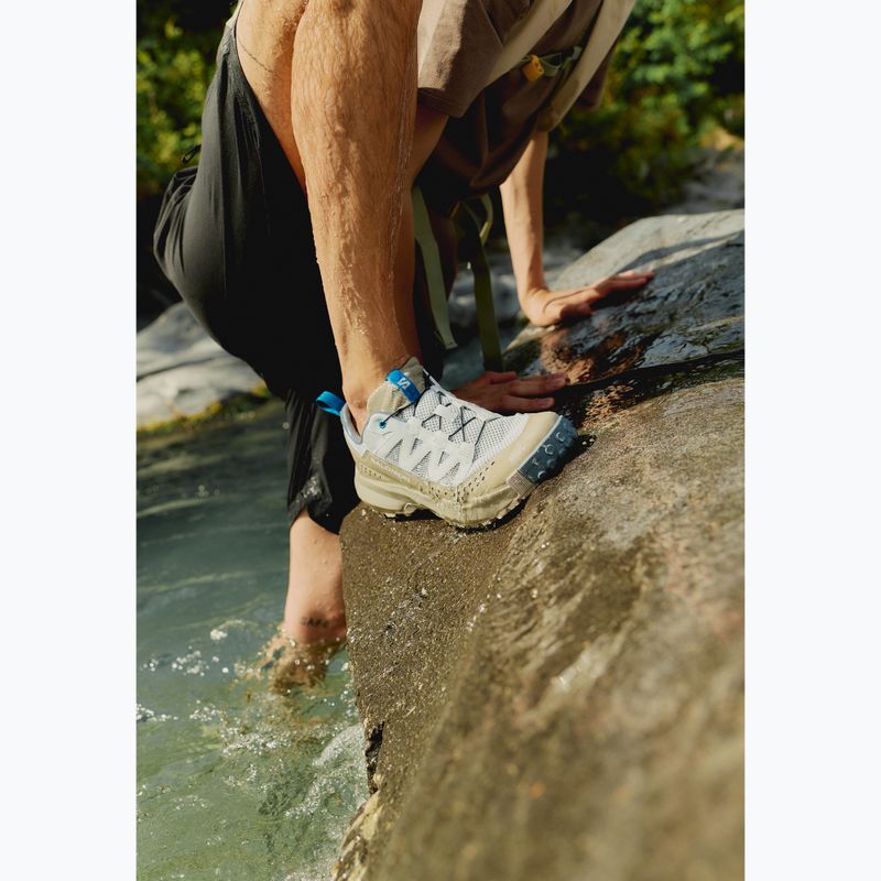 Vyriški turistiniai batai Salomon Techamphibian 5 rainy day/desert tan/mykonos blue 9