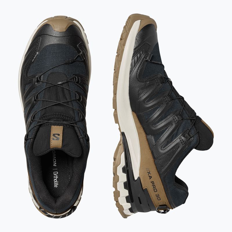 Vyriški bėgimo batai Salomon XA PRO 3D V9 GTX Lifelong black/coyote brown/vanilla ice 5