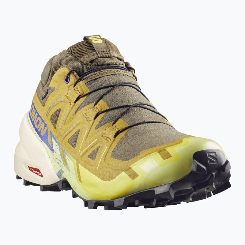Vyriški bėgimo batai Salomon Speedcross 6 GTX grape leaf/aspargus green 2