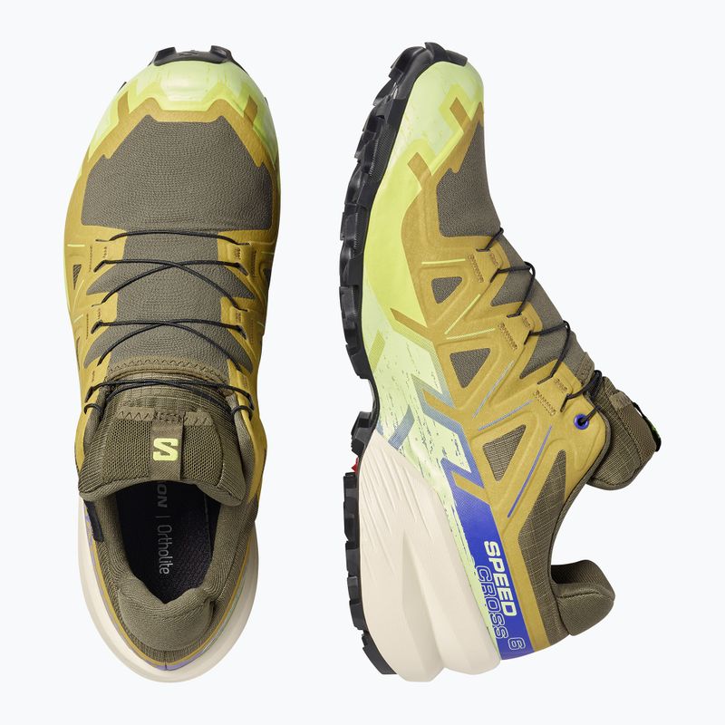 Vyriški bėgimo batai Salomon Speedcross 6 GTX grape leaf/aspargus green 4