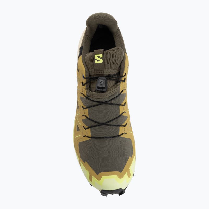 Vyriški bėgimo batai Salomon Speedcross 6 GTX grape leaf/aspargus green 5
