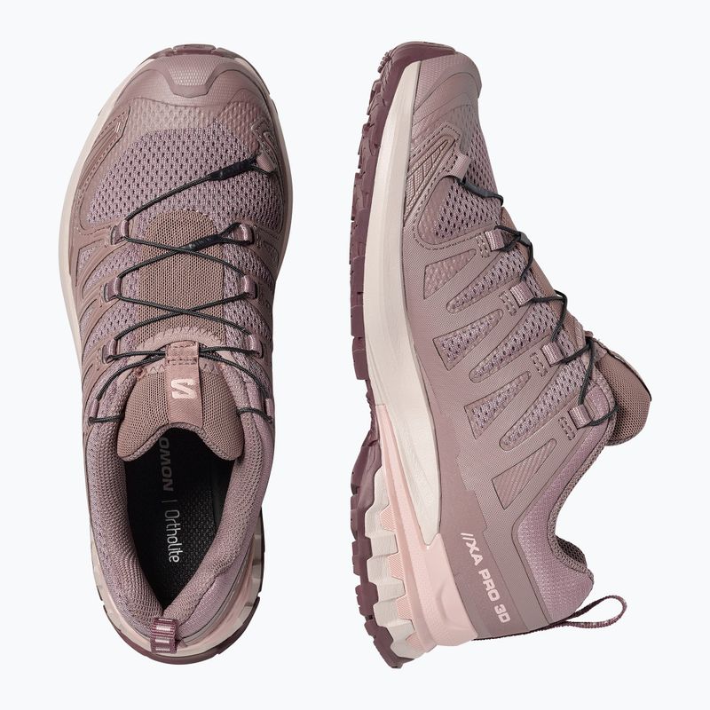 Moteriški bėgimo batai Salomon XA Pro 3D V9 iron/shadow gray/huckleberry 6