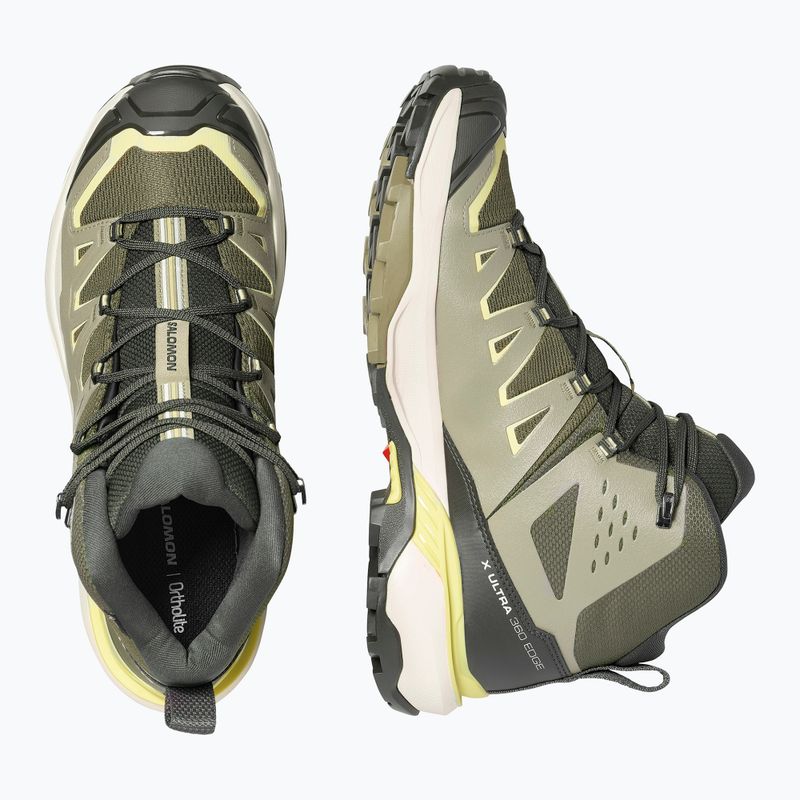 Vyriški žygio batai Salomon X Ultra 360 Edge Mid GTX olive night/aloe 5