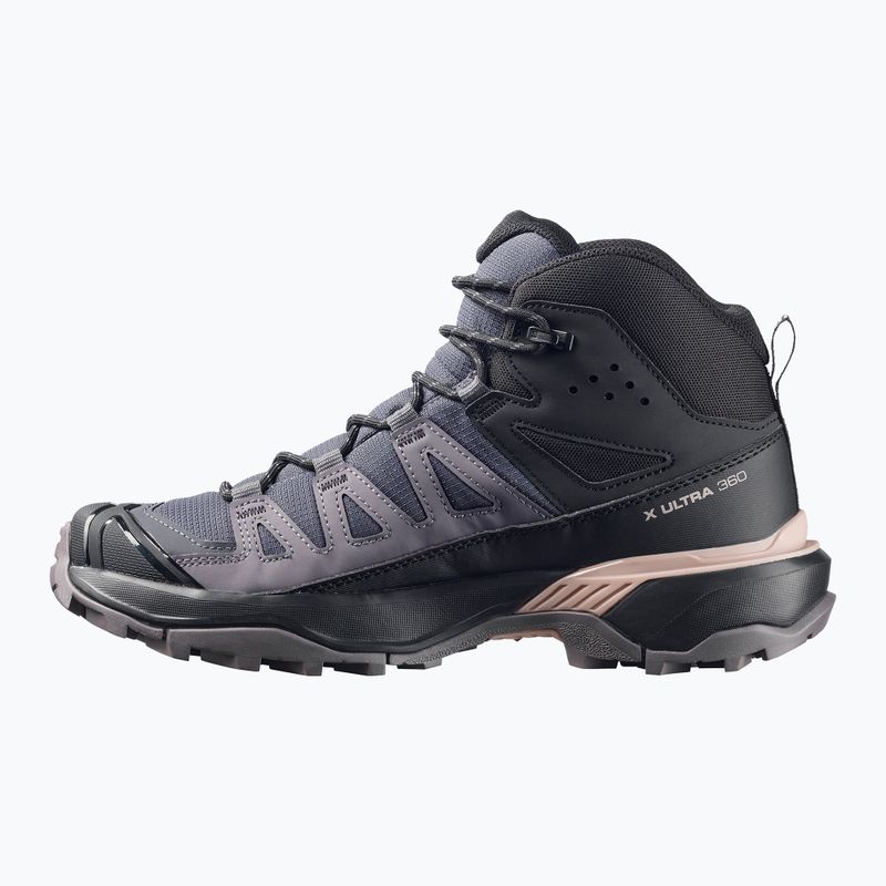 Moteriški trekingo batai Salomon X Ultra 360 MID GTX nine iron/excalibur 2