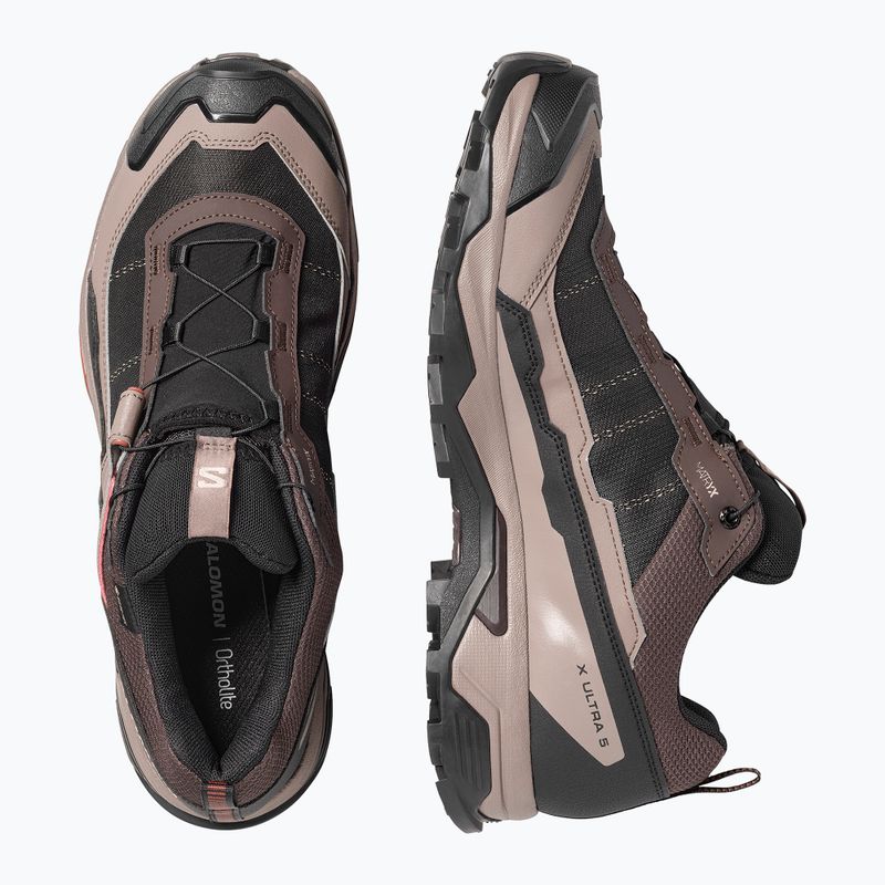 Vyriški trekingo batai Salomon X ULTRA 5 GTX black coffee/walnut/arabian 5