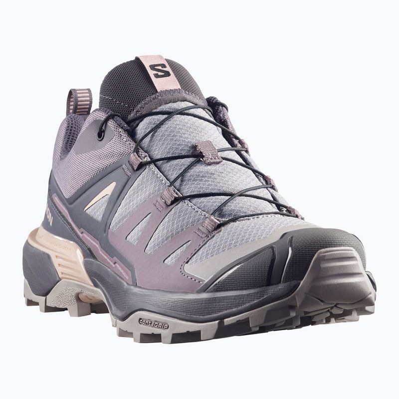 Moteriški trekingo batai Salomon X Ultra 360 gull/nine iron/shadow 3