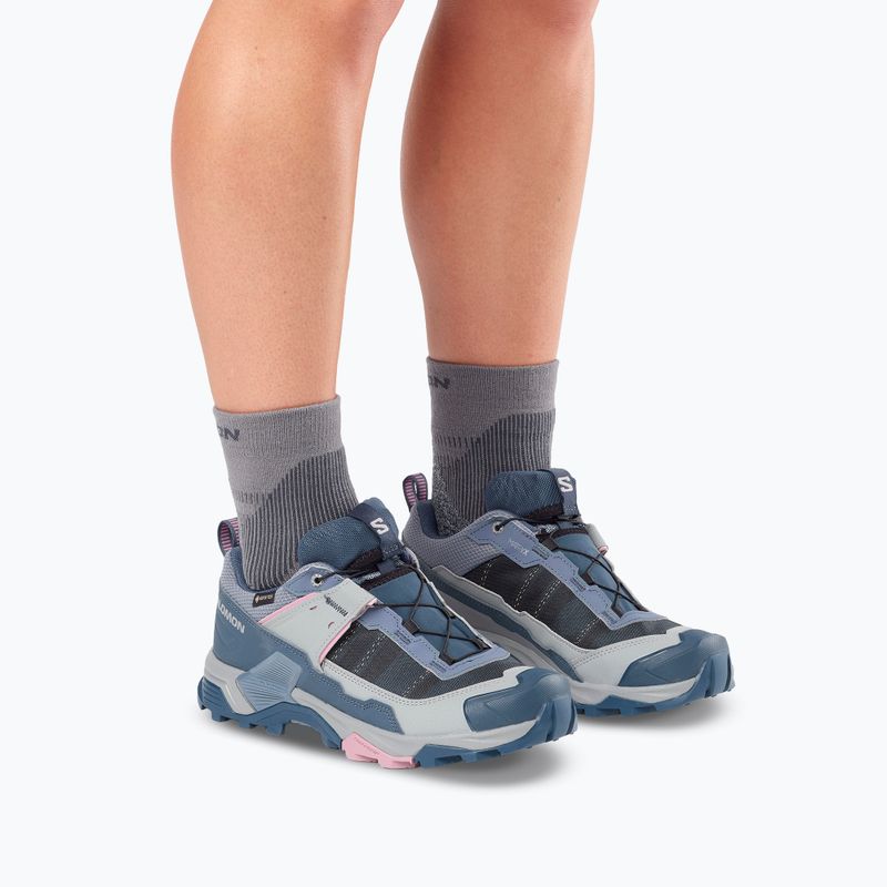 Moteriški trekingo batai Salomon X ULTRA 5 GTX spellbound/monument/dusky 7