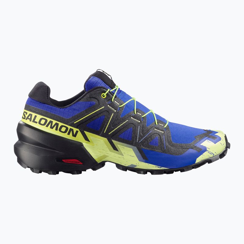 Vyriški bėgimo batai Salomon Speedcross 6 bluing/black/acid lime 2