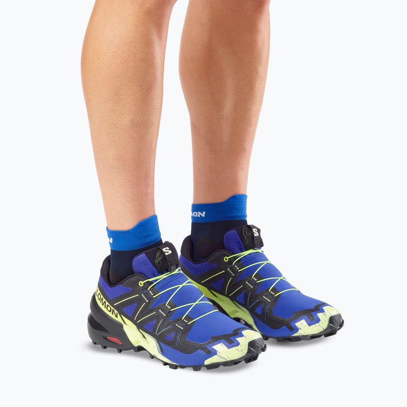 Vyriški bėgimo batai Salomon Speedcross 6 bluing/black/acid lime 7