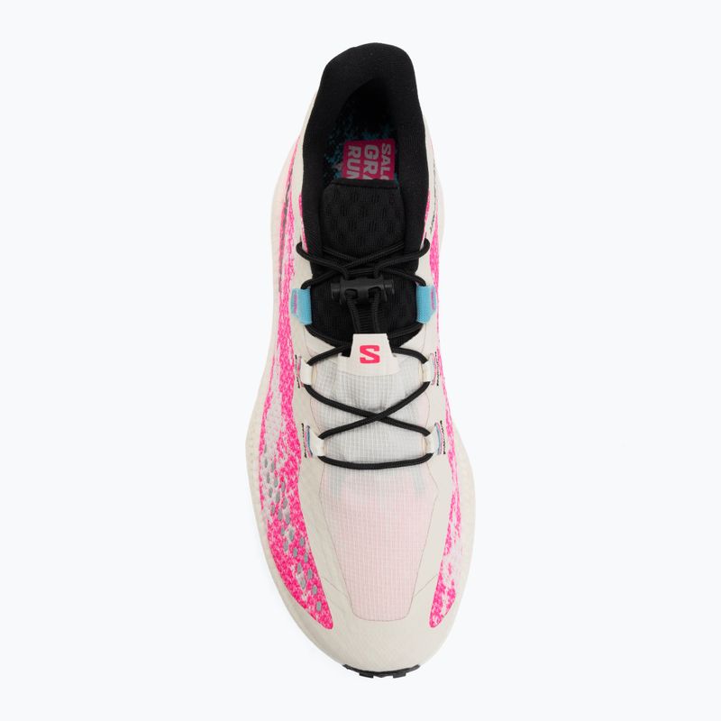 Vyriški bėgimo batai Salomon Aero Glide 4 GRVL vanilla ice/knockout pink/black 5