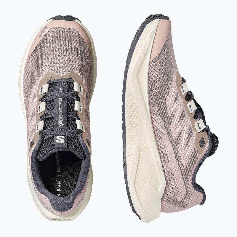 Moteriški bėgimo batai Salomon Aero Blaze 3 GRVL shadow gray/vanilla ice/9iron 5