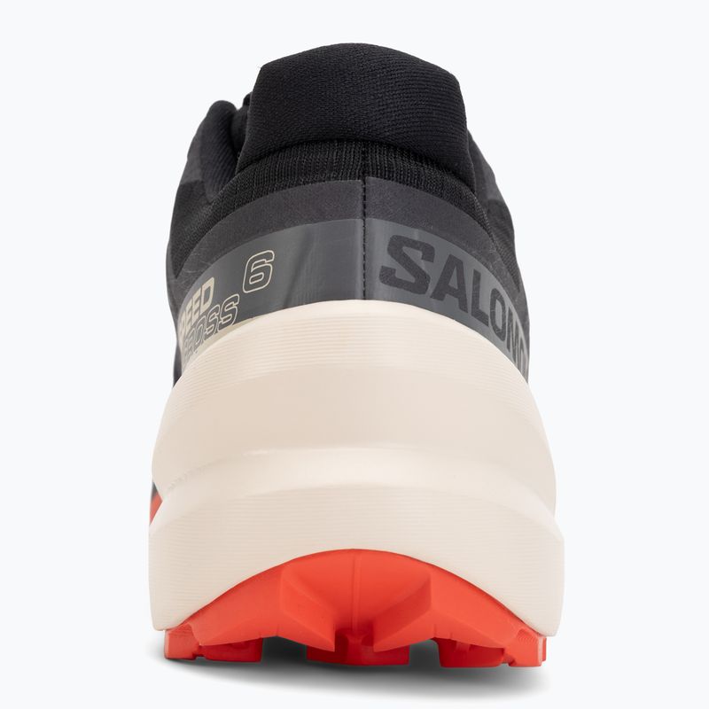 Vyriški bėgimo batai Salomon Speedcross 6 black/fiery red/almond milk 6